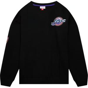 Mitchell Ness Толстовка Mitchell & Ness x NBA Utah Jazz Team First Satin Fleece мужская black