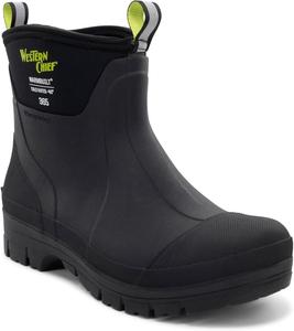 Унисекс зимние ботинки Western Chief 365 из неопренa для мужчин и женщин - морозоустойчивые, бесшовная водонепроницаемая резина, противоскользящая подошва, обувь для активного отдыха в любую погоду, черный