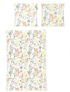 Комплект постельного белья Irisette Seersucker Easy 8510, оранжевый, размер 155x220+80x80 см Irisette GmbH & Co. KG