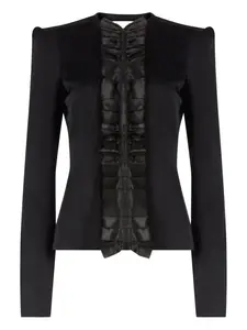 Плиссированный жакет Nina Ricci, черный