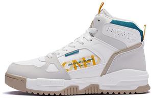 Кеды мужские, обувь для скейтбординга высокая белый/серый 361°