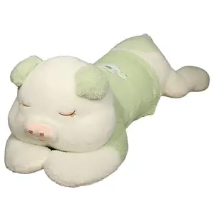 Свитер с милым питомцем дизайн дофамина плюшевые куклы поросята высота 90cm/110cm/130cm/160cm PUDOWRABBIT, зеленый