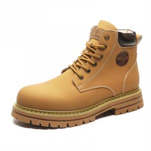 Мужские ботинки Cahhrrn X Martin Boot Men Beige Weishibangwei