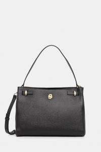 Кожаная сумка Boss, черный