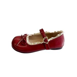 Плоские классические туфли Mary Jane для женщин Medd, красный