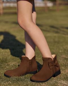 Coutgo girls Bow, Dark Brown