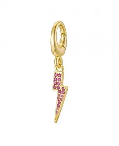 Амулет в виде молнии Untamed Petals, gold