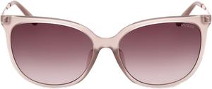 GUESS пластиковые круглые солнцезащитные очки cat-eye, Blush