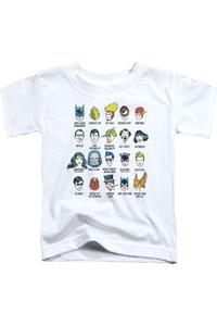 Футболка с коротким рукавом для малышей с супергероями DC Comics Gildan, белый