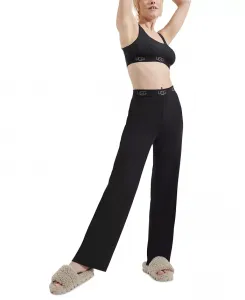 Женские пижамные брюки Britta с высокой талией и широкими штанинами UGG, черный