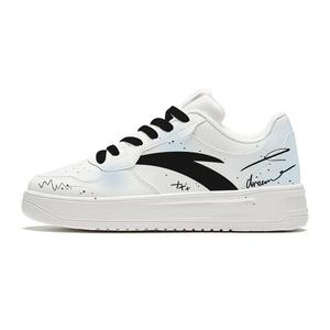 ANTA Комфортные нескользящие износостойкие низкие кроссовки для скейтбординга унисекс белого и синего цвета