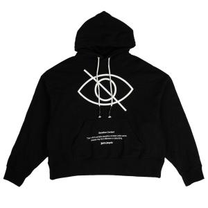 Толстовка с капюшоном и принтом Palm Angels Sensitive Content, цвет Черный