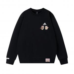 Adidas LABEL Свитшот Unisex Black Crew Neck Moderate Regular