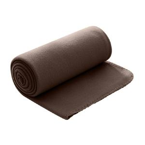 Флисовое одеяло wometo basic Polar-Fleece, коричневый