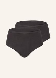 Комплект из 2 трусов на талии 95/5. Schiesser, черный