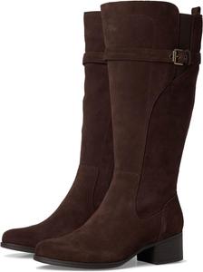 Ботинки Naturalizer Women's Kenna Extra Wide Calf Knee High Boots, Chocolate Bar Brown Suede