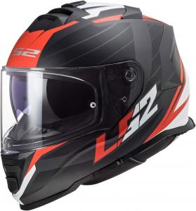 Шлем LS2 Full Face Assault Helmet, Nerve Matte Black/Red