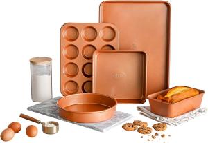 Набор для выпечки Gotham Steel, 6 предметов, графитовый