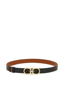 Двусторонний ремень Gancini Ferragamo, черный