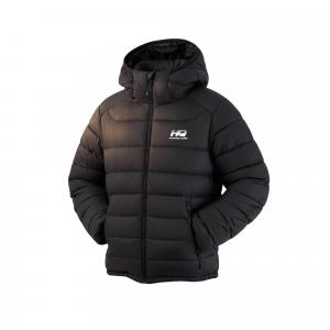 Пуховик Unisex с капюшоном, легкий HUANQIU, черный