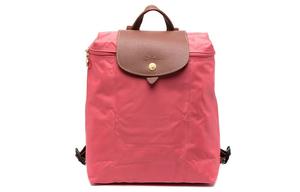 LONGCHAMP Средний рюкзак Le Pliage из полиамида с телячьей кожей мужской розово-красный, Rose Red