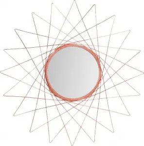 Декоративное зеркало Kayoom "Сопрано", настенное зеркало 79х79х2 см, медный