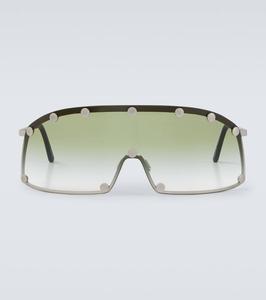 Солнцезащитные очки с шипами на оправе Rick Owens