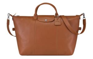 Le Foulonné Кожаная Дорожная Сумка из Телячьей Кожи Унисекс LONGCHAMP