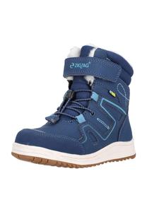 Зимние ботинки Rinet с практичной системой быстрой шнуровки ZIGZAG, цвет Poseidon