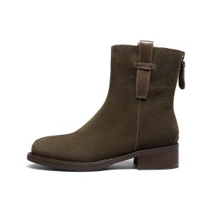 GOLDLION Женские ботинки на шнуровке тёмный хаки, цвет Dark Khaki