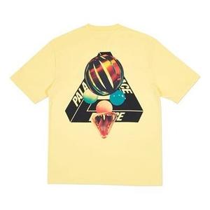 Футболка PALACE Sans Ferg T-Shirt Sunshine Yellow Glasses Back Logo Short Sleeve Unisex, желтый