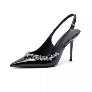 RoseDoris Туфли на тонком каблуке высотой 8 см, женские, черные