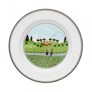 Тарелка хлебная Villeroy & Boch Design Naif Begegnung, 17 см, белый