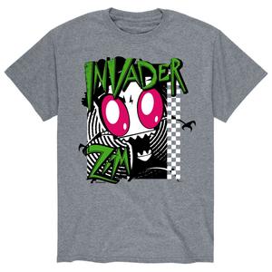 Мужская футболка Invader Zim в клетку Licensed Character