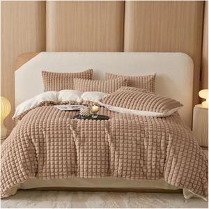 Zixmix Комплект постельного белья двуспальный хлопковый Brown