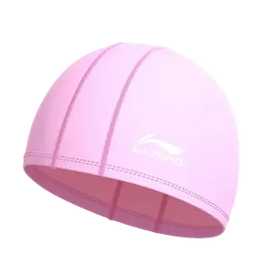 Силиконовая шапочка для плавания Unisex LINING, розовый