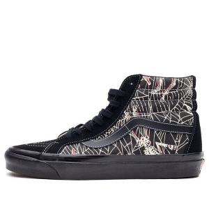 Кроссовки sk8-hi 38 dx 'anaheim factory og - black spider web' Vans, черный