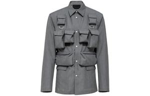 Куртка мужская серая Prada, серый