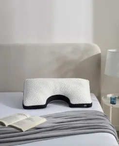 Охлаждающая подушка для сна на боку Cool Choice из смеси пены с эффектом памяти, размер King Nestl, белый