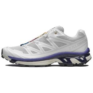 SALOMON XT 6 Амортизирующие легкие низкие повседневные трейловые беговые для городских поездок беговые кроссовки Unisex White