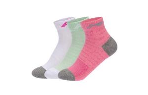 Инвентарь для бадминтона LINING, белый/зеленый/розовый