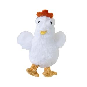 Кошелек для монет, миниатюрная сумочка-брелок, кукла в виде цыпленка, плюшевая кукла высотой 12см/21см/33см MLING, белый