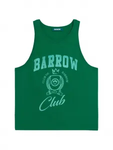 Топ с принтом BARROW, зеленый