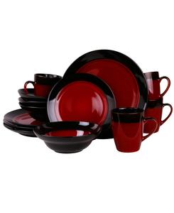 Набор посуды Tanizia из 16 предметов, на 4 персоны Elama, красный