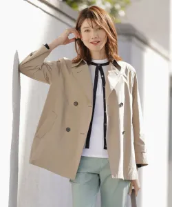 Двубортный тренч Polyarty Rosa, пригодный для стирки и водоотталкивающей обработки J.Press, цвет Mocha [030]