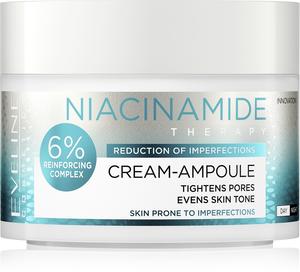 Крем-Ампула с ниацинамидом увлажняющий крем для устранения несовершенств кожи Eveline Cosmetics, 50 мл
