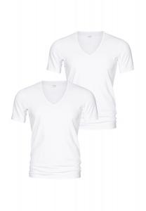 Майка/рубашка с короткими рукавами, 2 шт. сухого хлопка в упаковке mey, белый