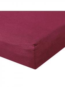 Простыня BettwarenShop Ultra Stretch, бордо