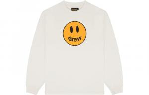 футболка Дрю Хаус талисман ls Off-white, цвет slightly white