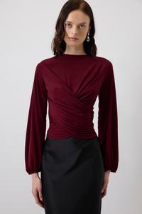 Блуза Touche Prive, бургундия